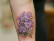 tatouage lilas